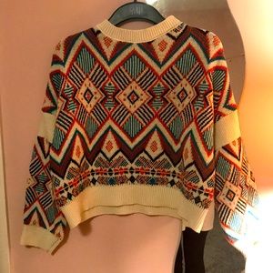 patterned sweater
